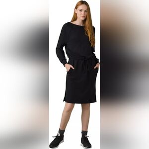 Prana Sunrise Black Midi Dress